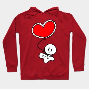 Heart Balloon Ghost Hoodie